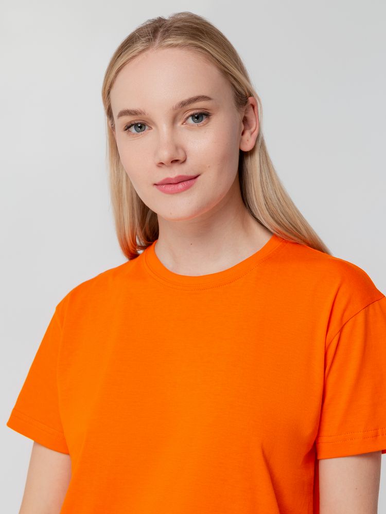 Футболка унисекс T-bolka 140, оранжевая — изображение 12