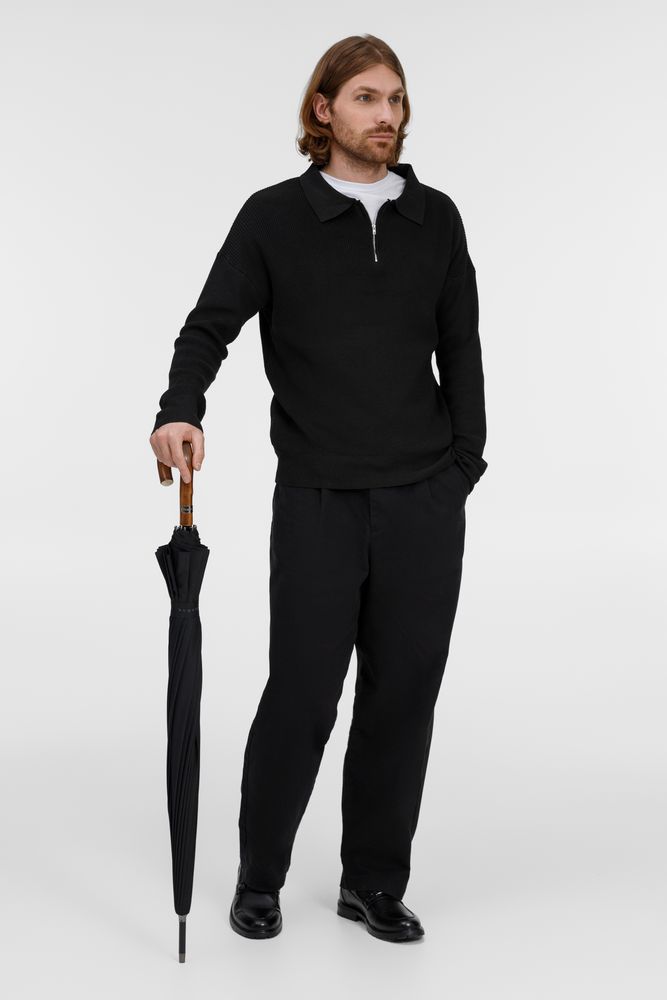 Зонт-трость Big Boss, черный — изображение 9