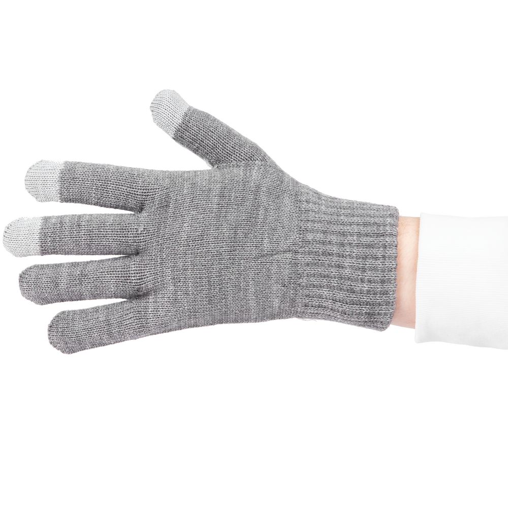 Перчатки сенсорные Real Talk, серые — изображение 4