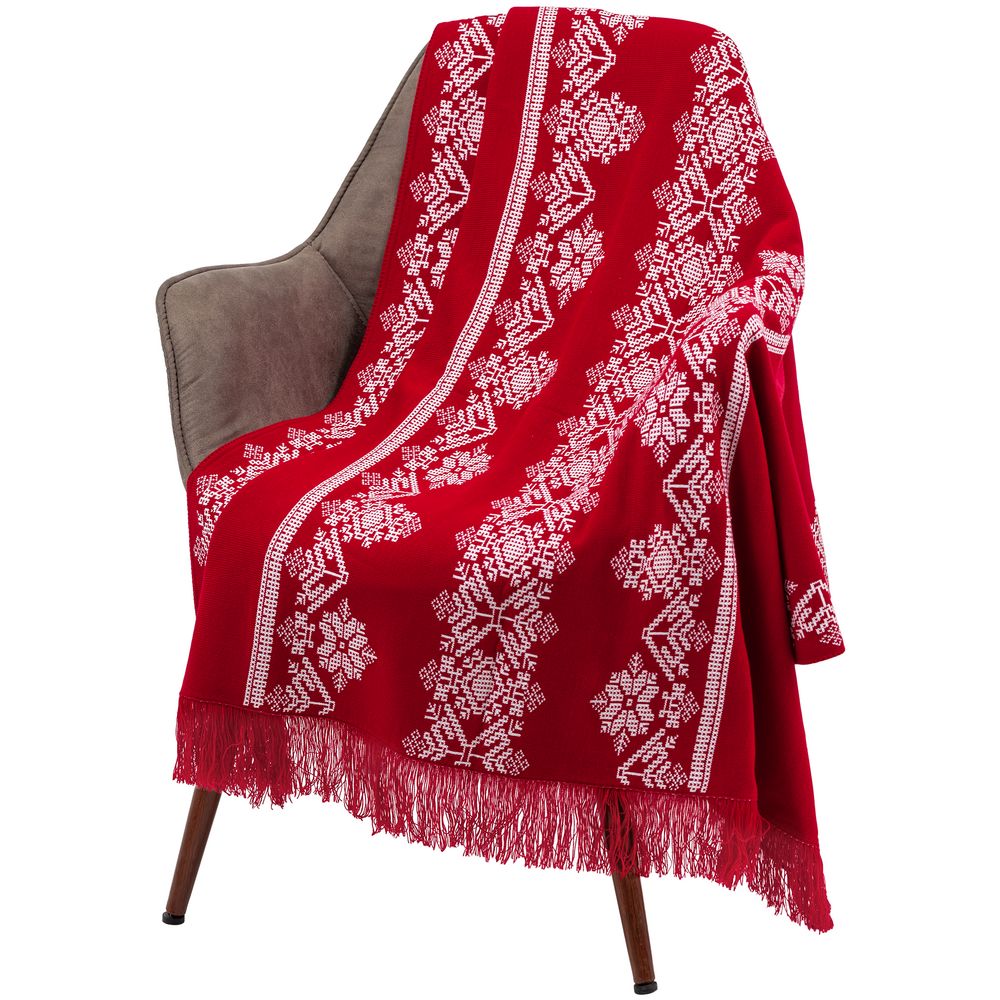 Плед Onego, красный — изображение 2