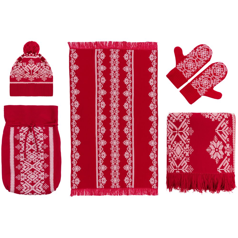 Плед Onego, красный — изображение 8