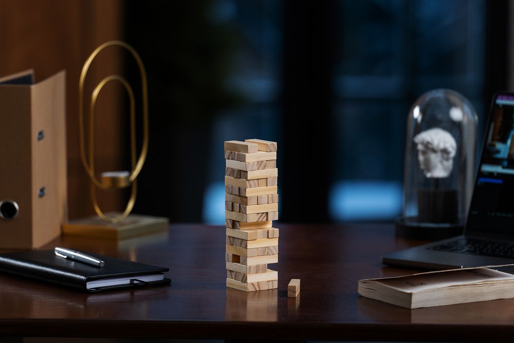 Игра «Деревянная башня мини», неокрашенная — изображение 8