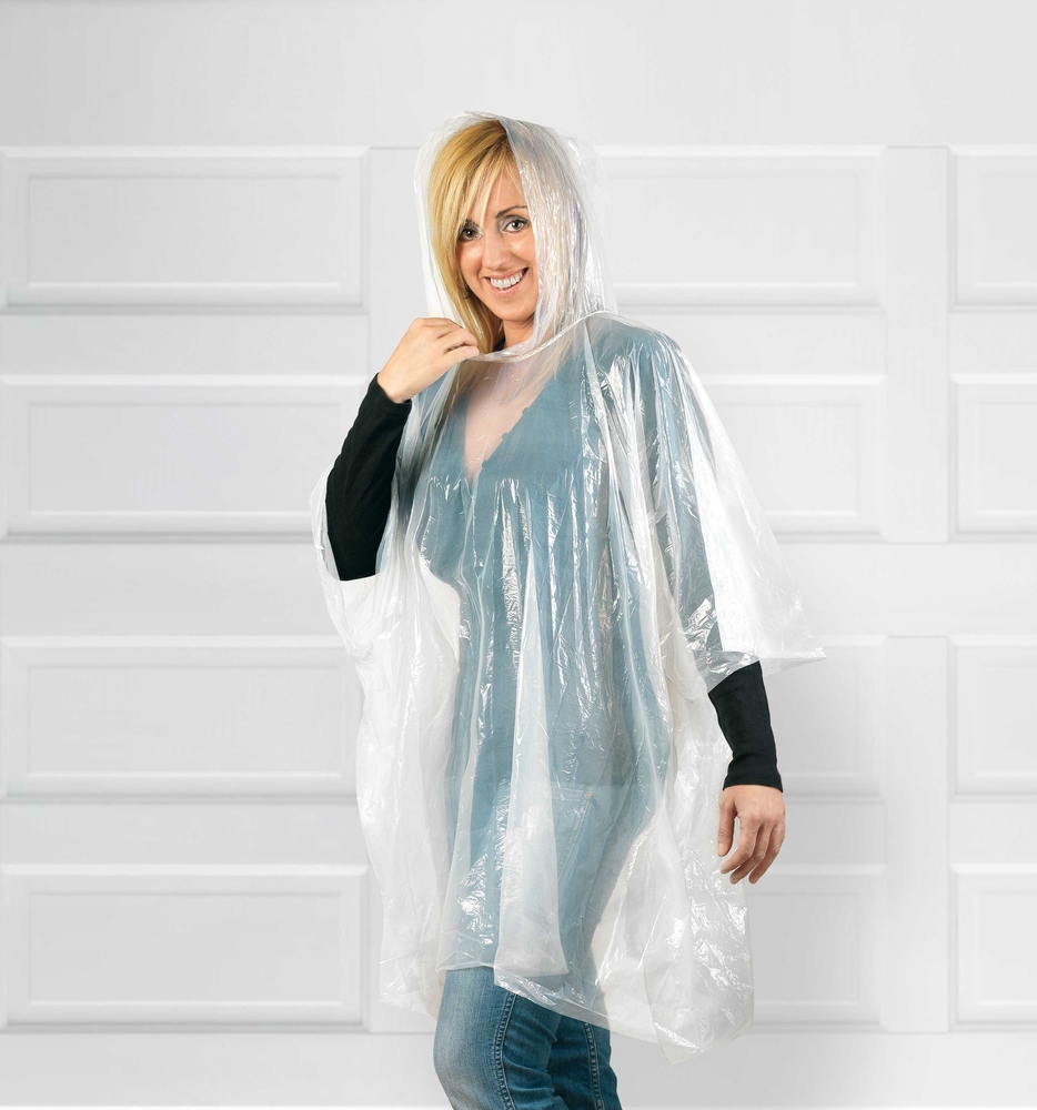 Дождевик в круглом футляре Nimbus, синий — изображение 4