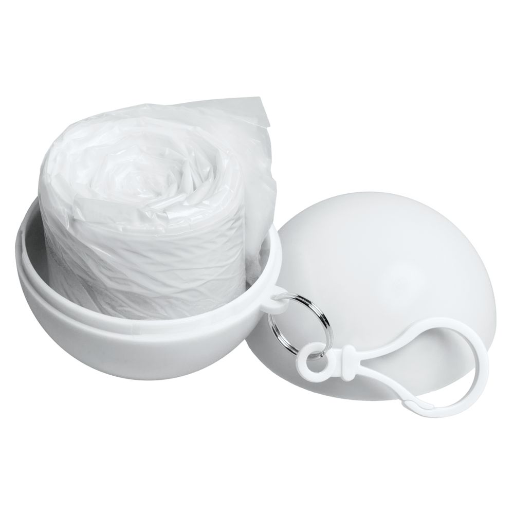 Дождевик в круглом футляре Nimbus, белый — изображение 3