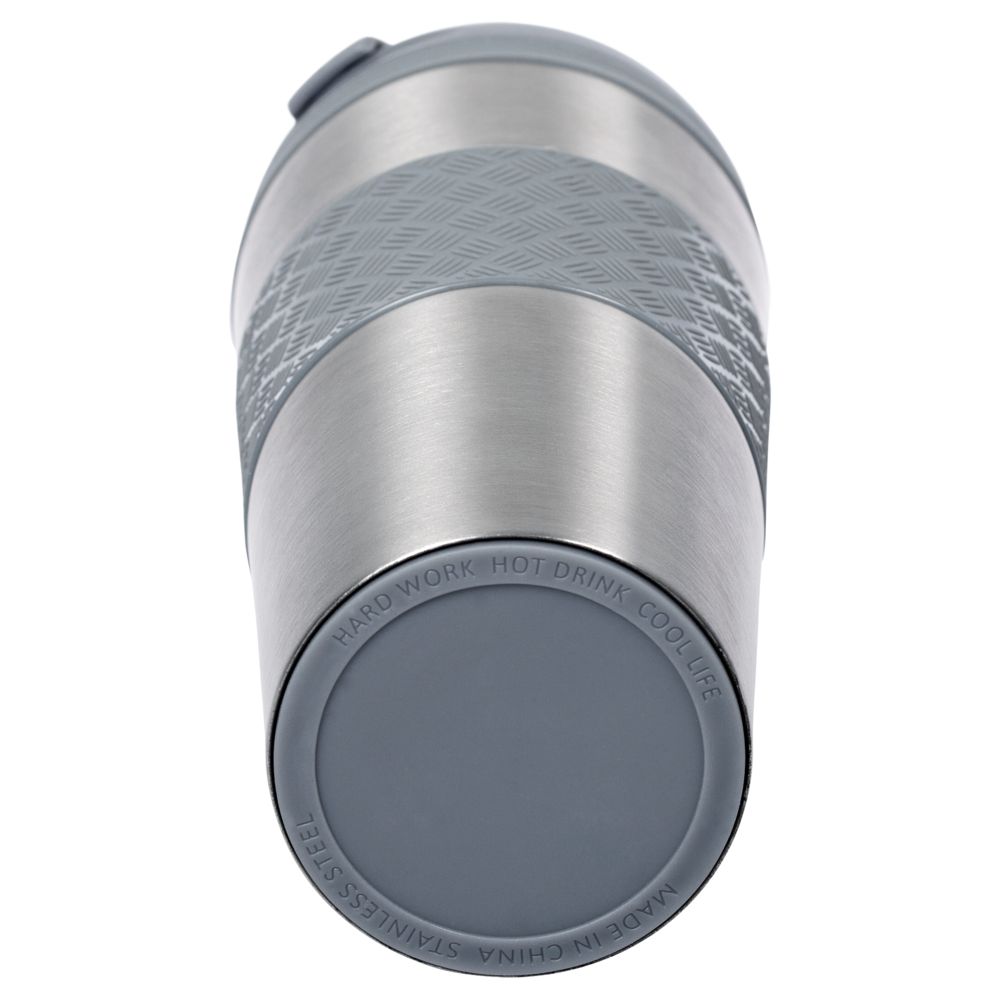Термостакан Hard Work, вакуумный, серебристый — изображение 6