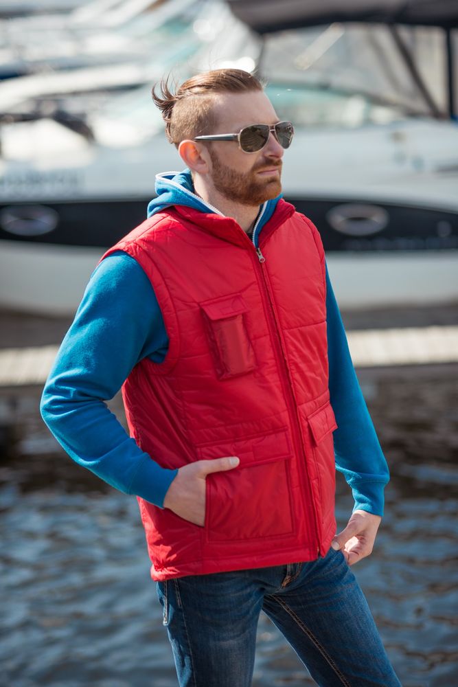 Жилет Worker, красный — изображение 4