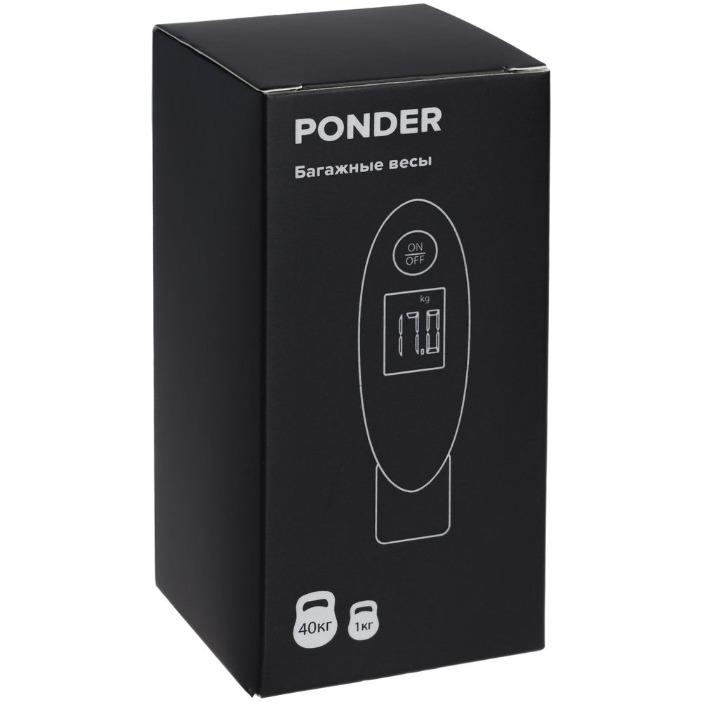 Дорожные весы Ponder, белые — изображение 8