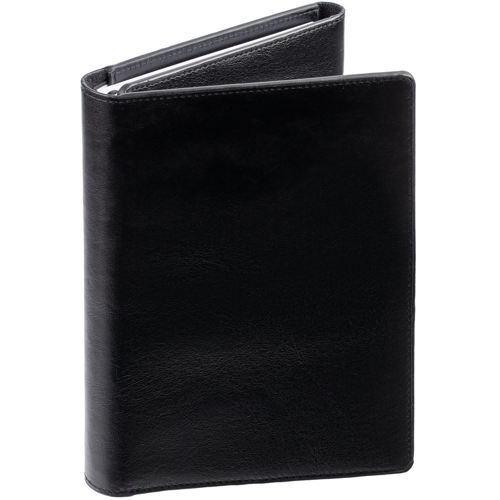 Ежедневник-портфолио Napoli, недатированный, черный — изображение 2