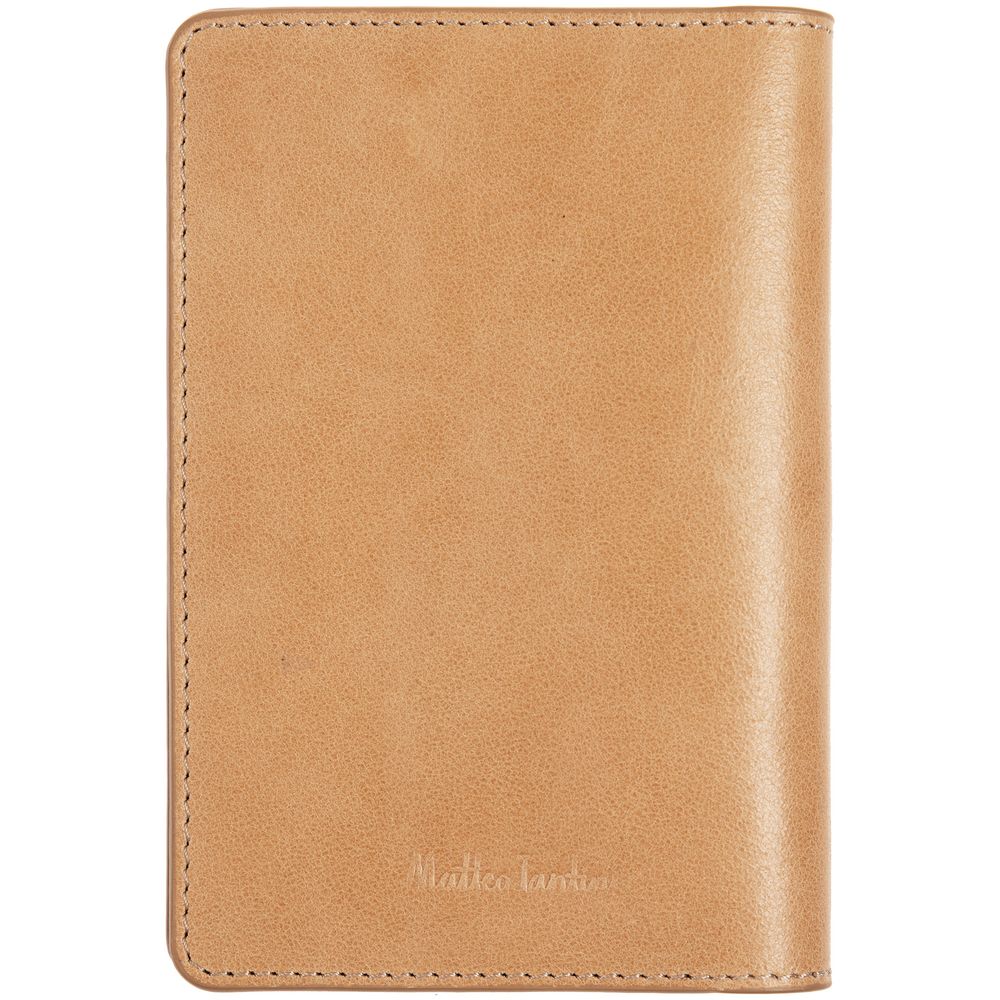 Обложка для паспорта Remini, бежевая — изображение 3