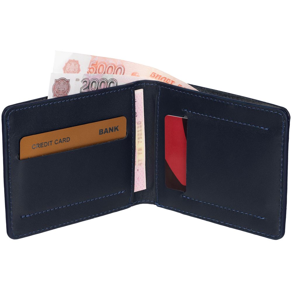 Портмоне Remini, темно-синее — изображение 9