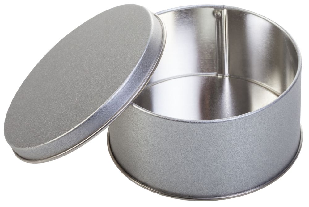 Коробка Pragmax S, круглая, серебристая — изображение 4