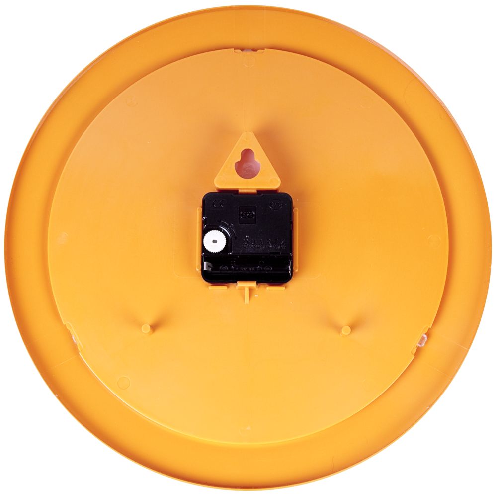 Часы настенные Vivid Large, оранжевые — изображение 3