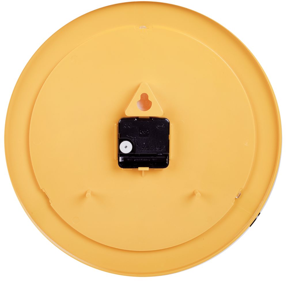 Часы настенные Vivid Large, желтые — изображение 3