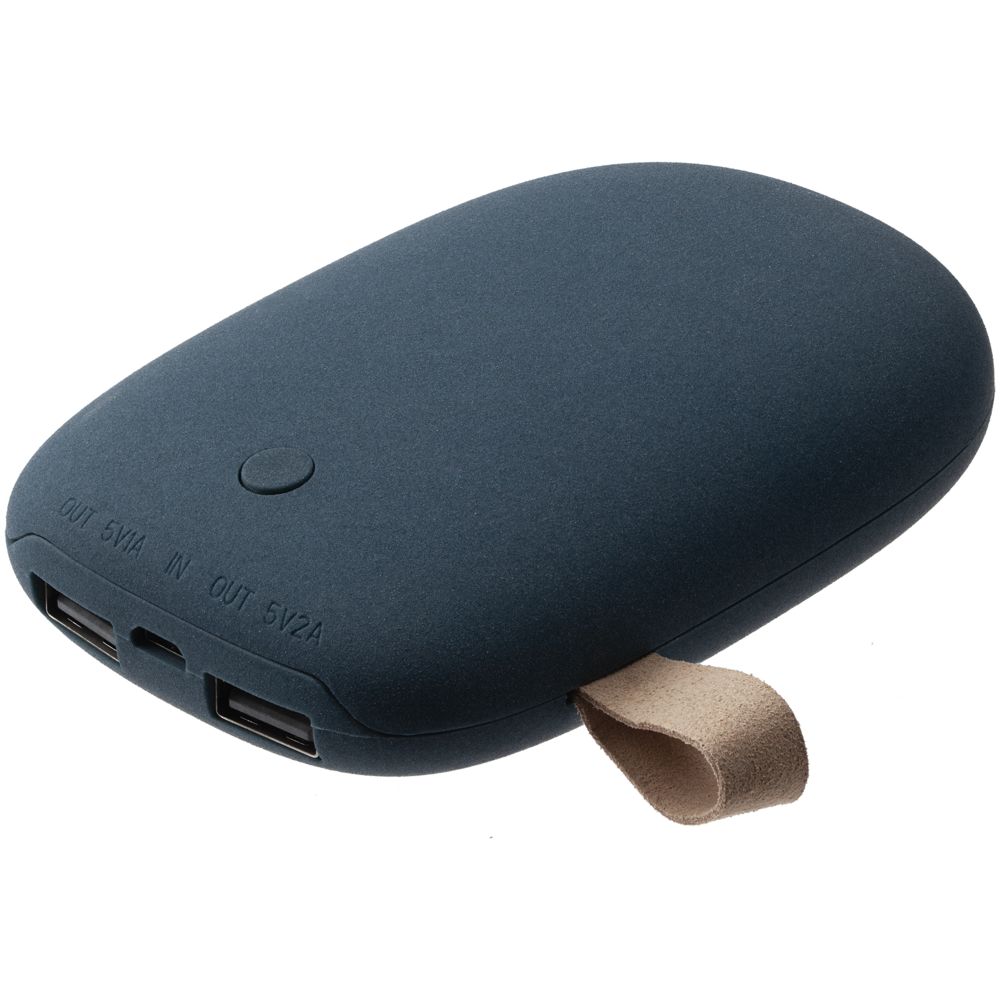 Внешний аккумулятор Pebble 7800 мАч, серо-синий — изображение 2