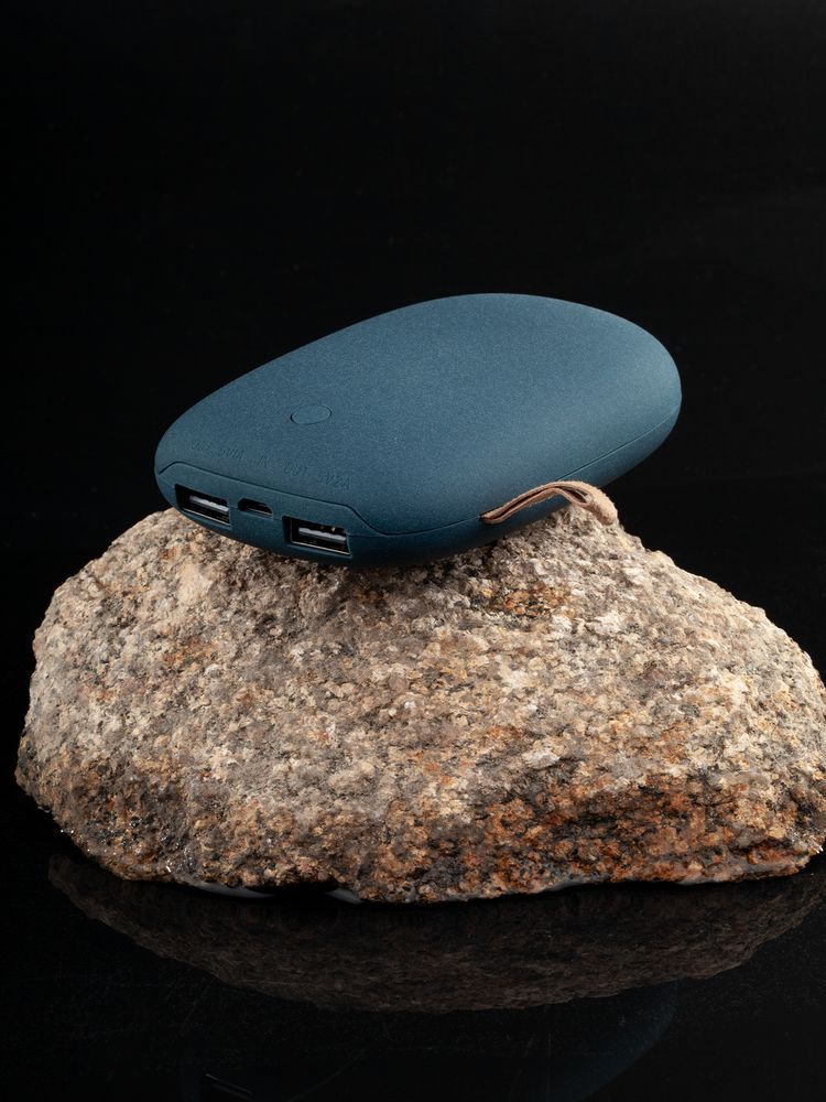 Внешний аккумулятор Pebble 7800 мАч, серо-синий — изображение 6