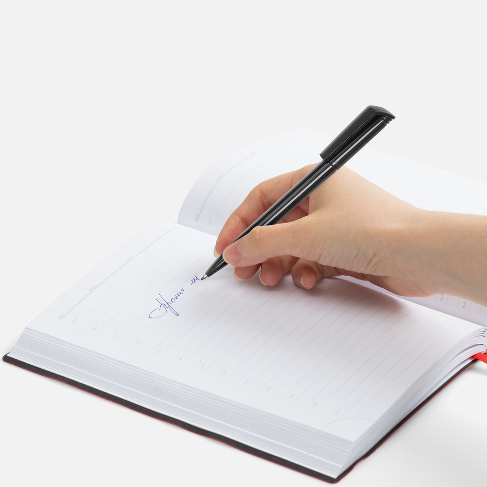 Ручка шариковая Flip, черная — изображение 5