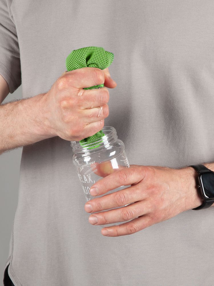 Охлаждающее полотенце Weddell, зеленое — изображение 7