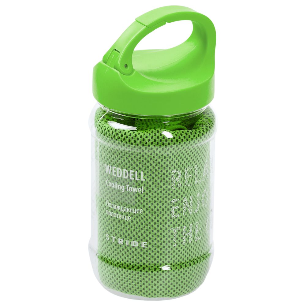 Охлаждающее полотенце Weddell, зеленое — изображение 3