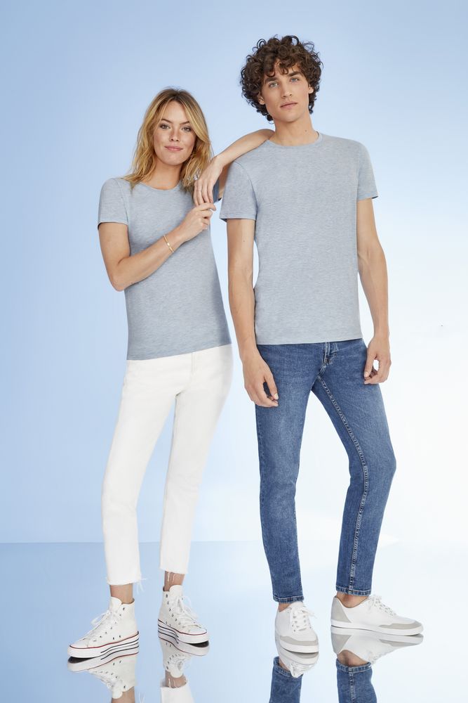 Футболка мужская Regent Fit 150, серый меланж — изображение 8