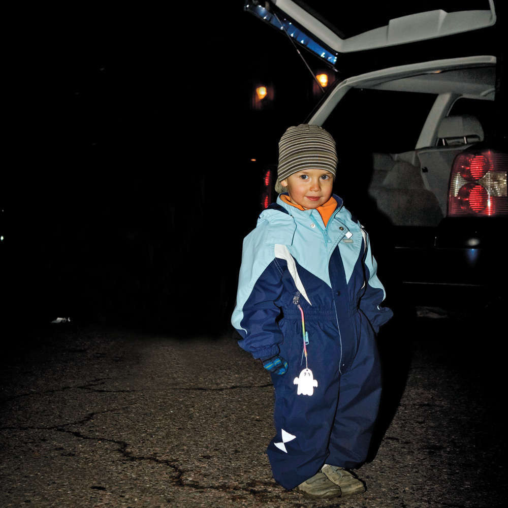 Светоотражатель «Квадрат», неон-желтый — изображение 3