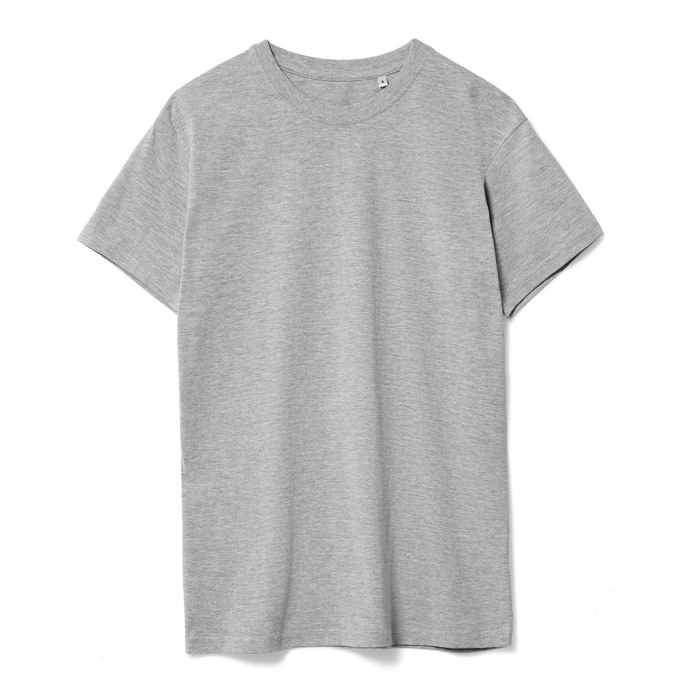 Футболка унисекс T-Bolka 160, серый меланж — изображение 2