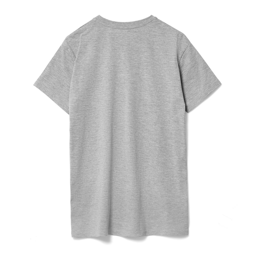 Футболка унисекс T-Bolka 160, серый меланж — изображение 3