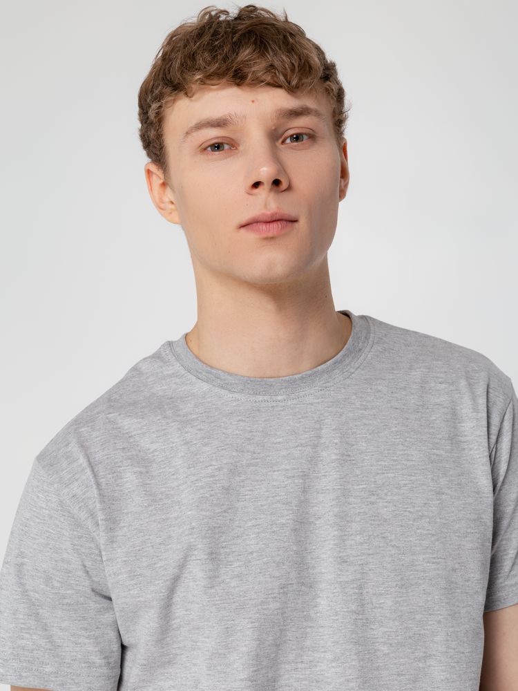 Футболка унисекс T-Bolka 160, серый меланж — изображение 8