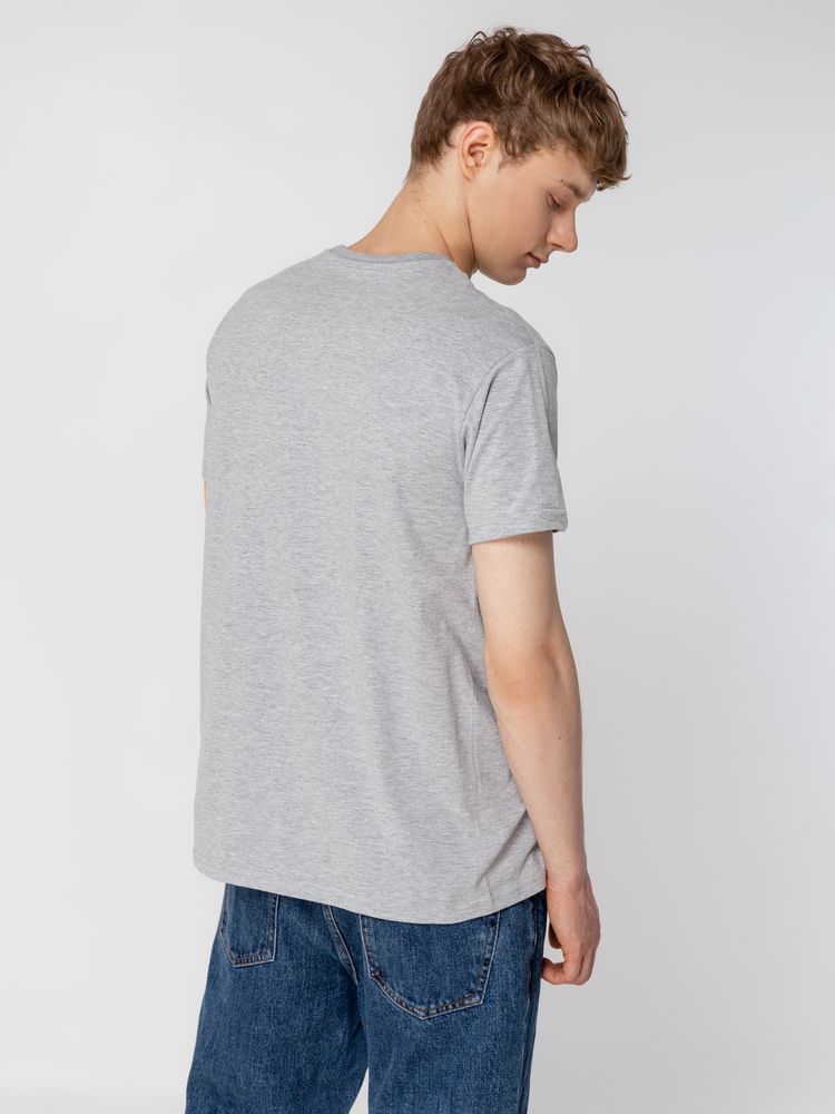 Футболка унисекс T-Bolka 160, серый меланж — изображение 7