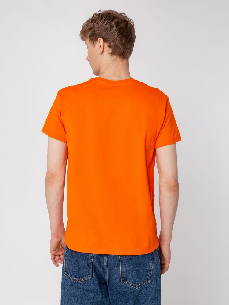 Футболка унисекс T-Bolka 160, оранжевая — изображение 7