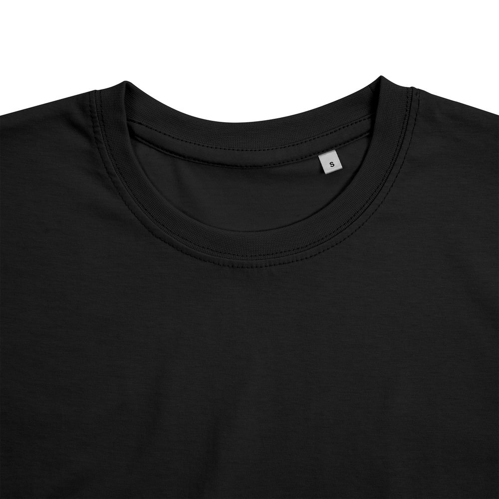 Футболка унисекс T-Bolka 160, черная — изображение 4