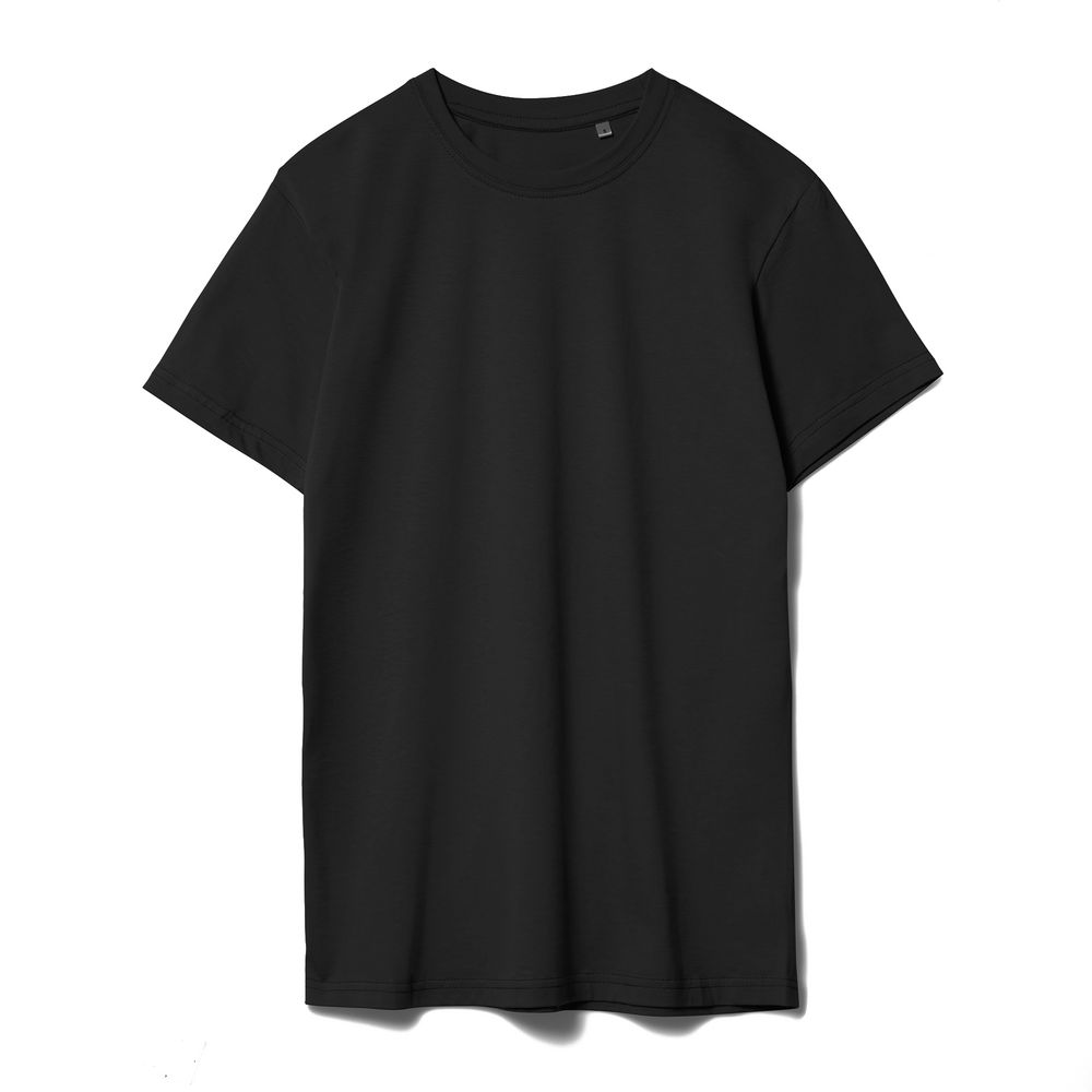 Футболка унисекс T-Bolka 160, черная — изображение 2