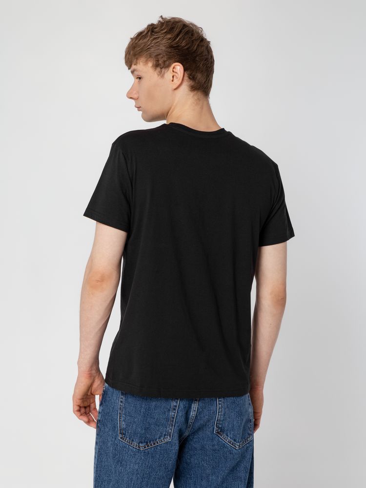 Футболка унисекс T-Bolka 160, черная — изображение 7