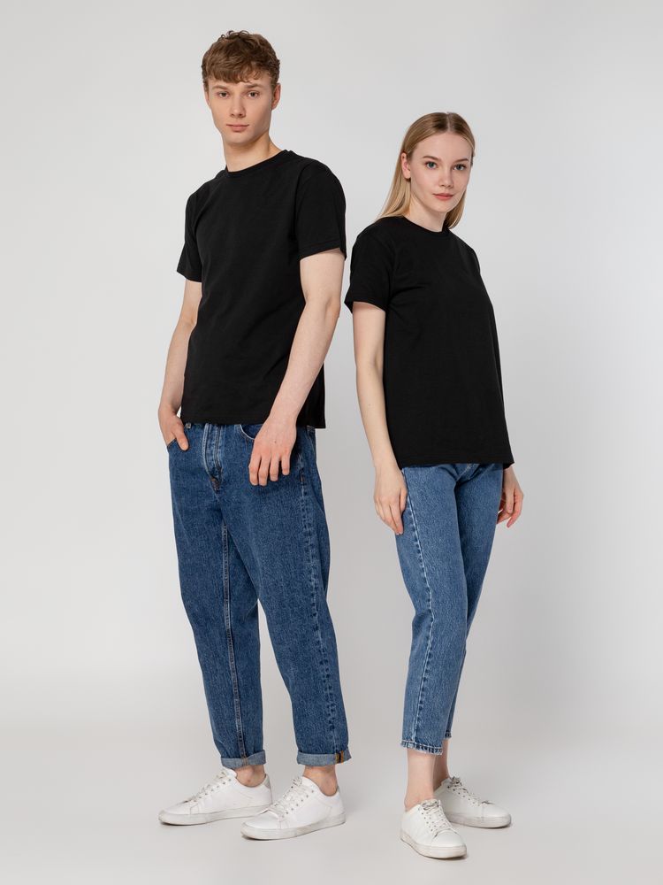 Футболка унисекс T-Bolka 160, черная — изображение 13