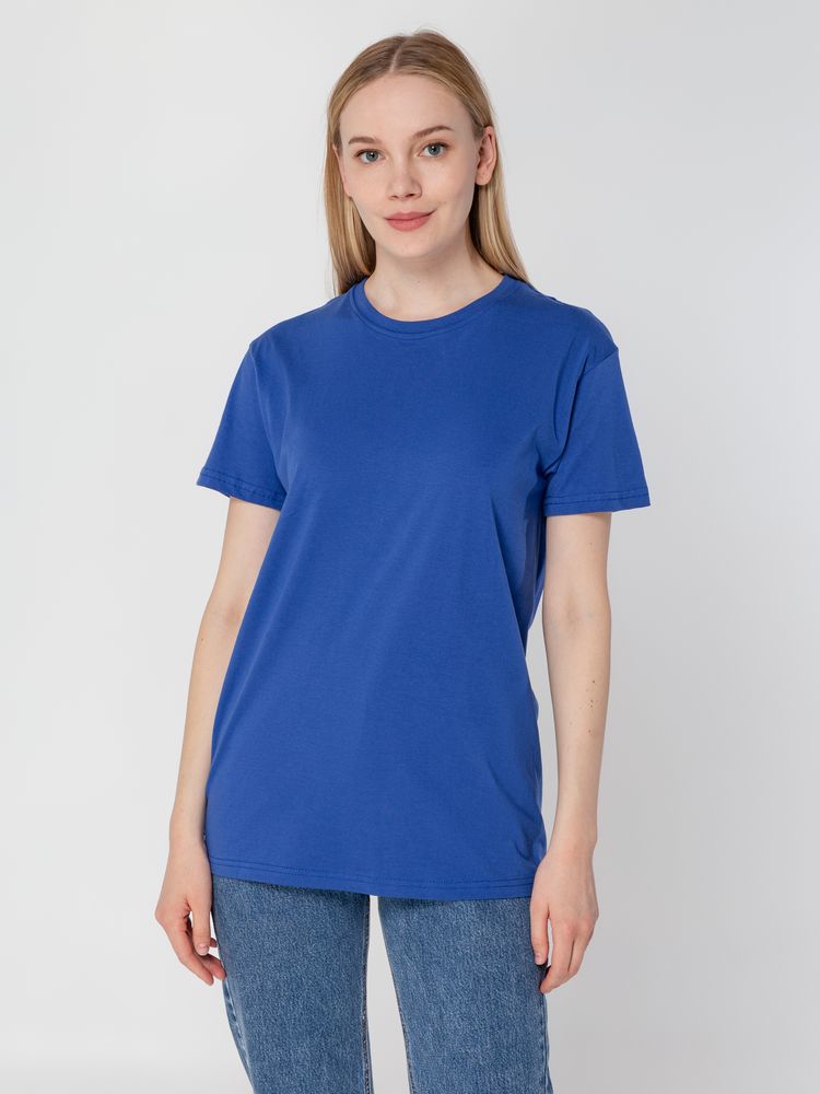 Футболка унисекс T-Bolka 160, ярко-синяя — изображение 10