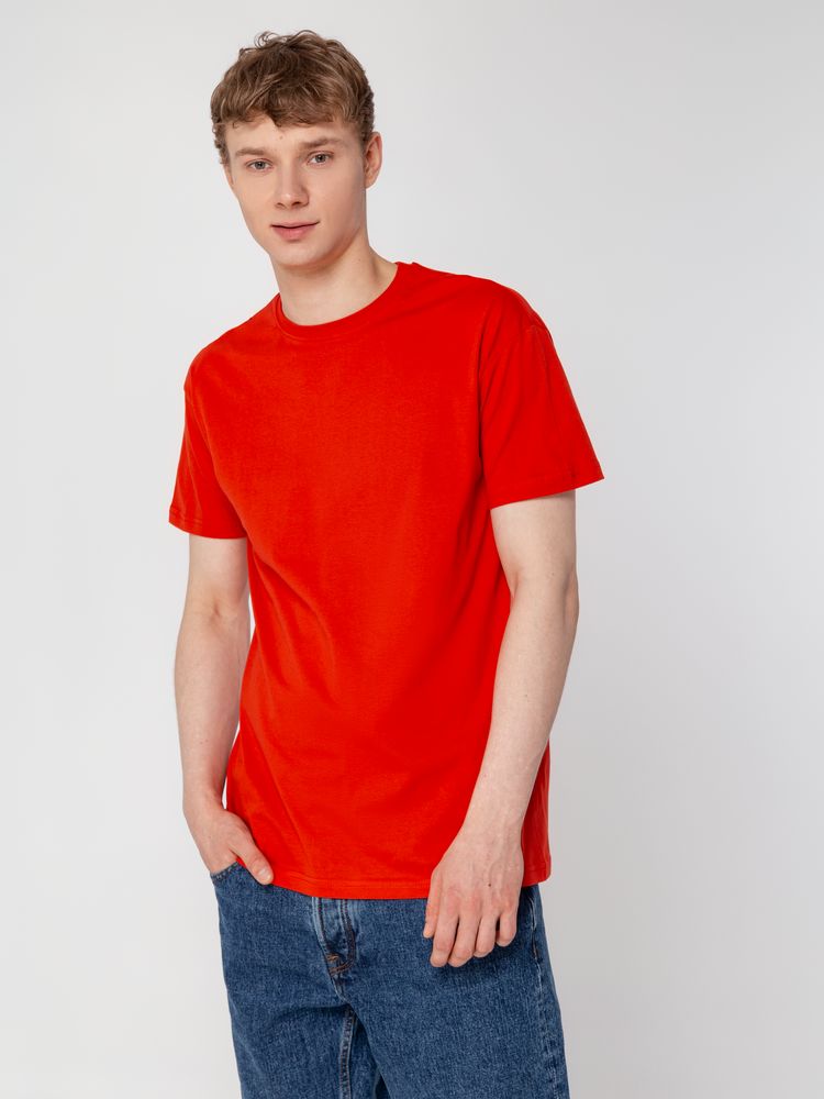 Футболка унисекс T-Bolka 160, красная — изображение 6