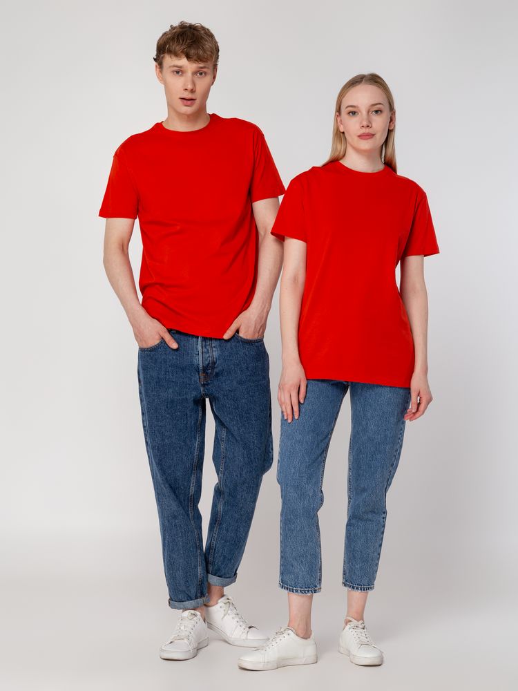 Футболка унисекс T-Bolka 160, красная — изображение 12