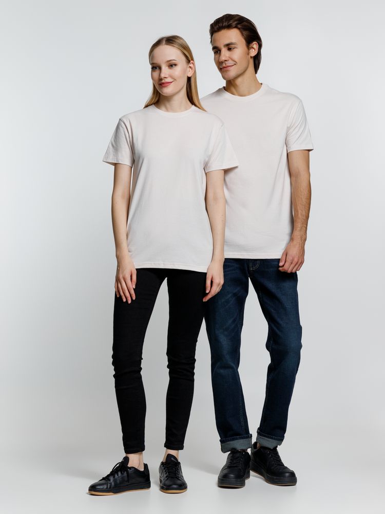 Футболка унисекс T-Bolka 160, молочно-белая — изображение 12