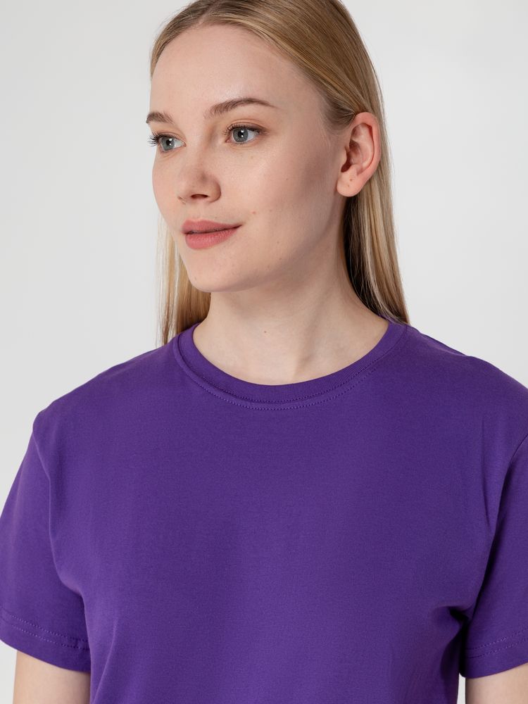 Футболка унисекс T-Bolka 160, фиолетовая — изображение 11