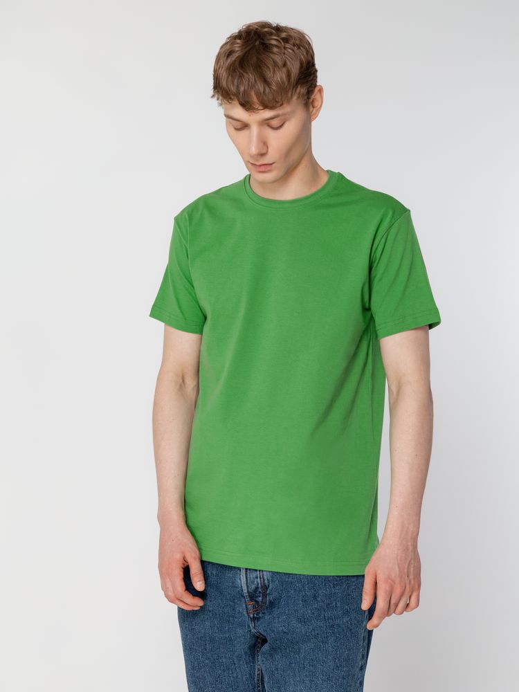 Футболка унисекс T-Bolka 160, ярко-зеленая — изображение 10