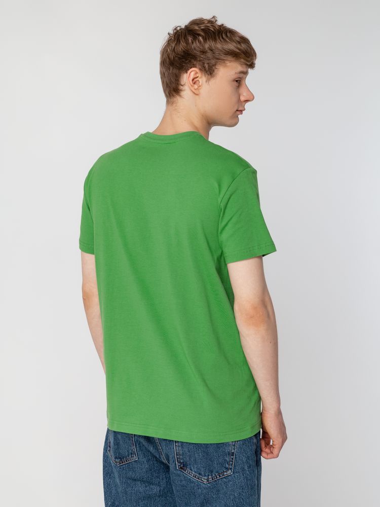 Футболка унисекс T-Bolka 160, ярко-зеленая — изображение 11