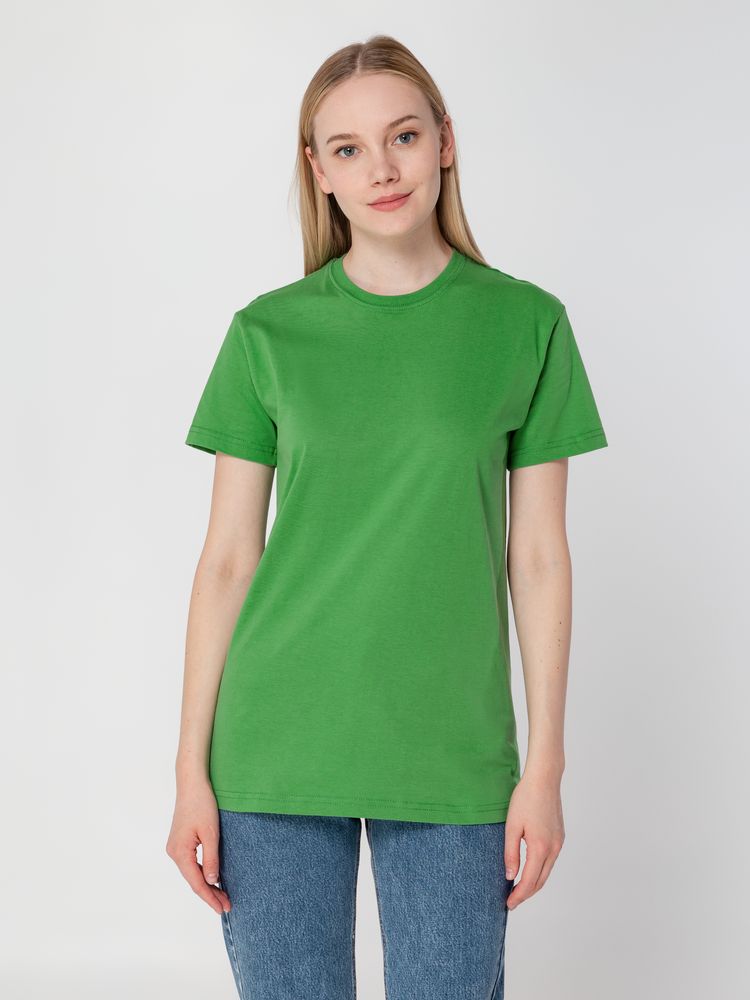 Футболка унисекс T-Bolka 160, ярко-зеленая — изображение 6