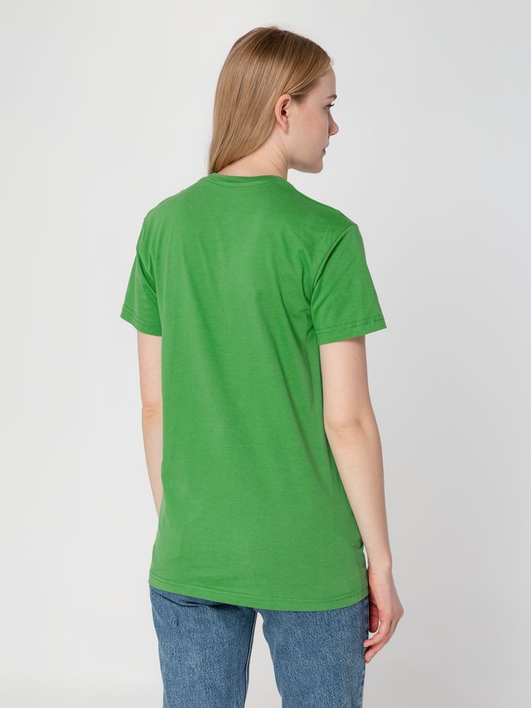 Футболка унисекс T-Bolka 160, ярко-зеленая — изображение 7