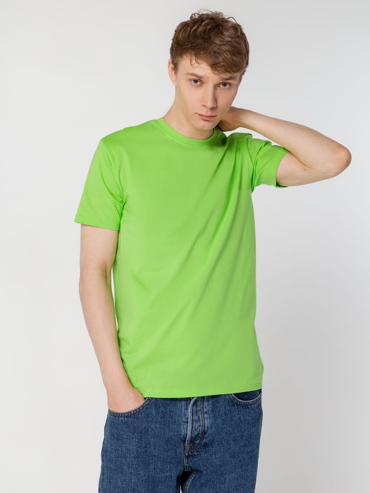 Футболка унисекс T-Bolka 160, зеленое яблоко — изображение 6