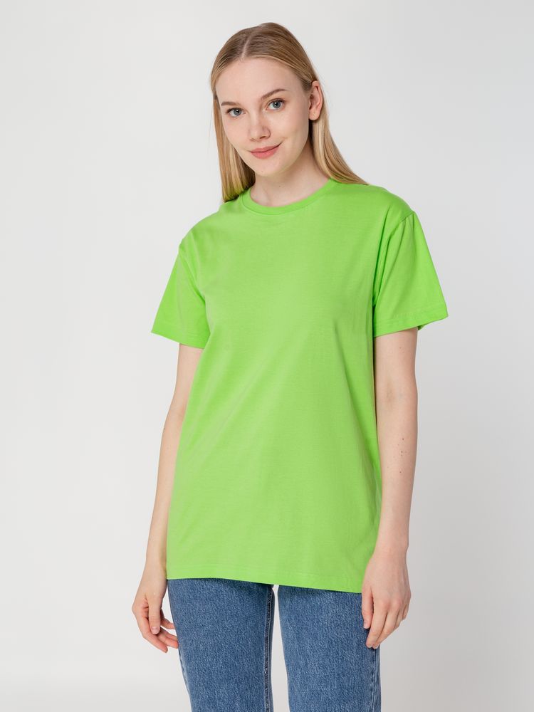 Футболка унисекс T-Bolka 160, зеленое яблоко — изображение 10