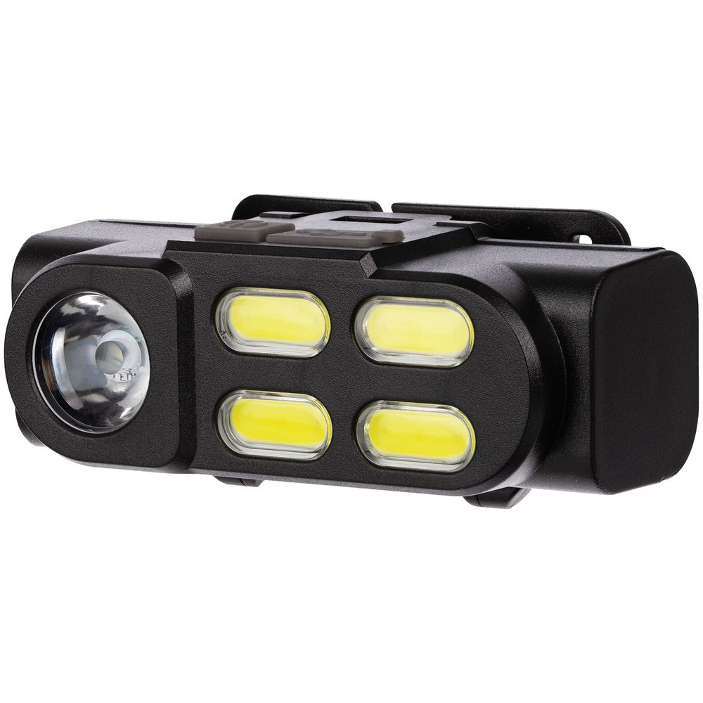 Налобный фонарик аккумуляторный Alnes, черный — изображение 3