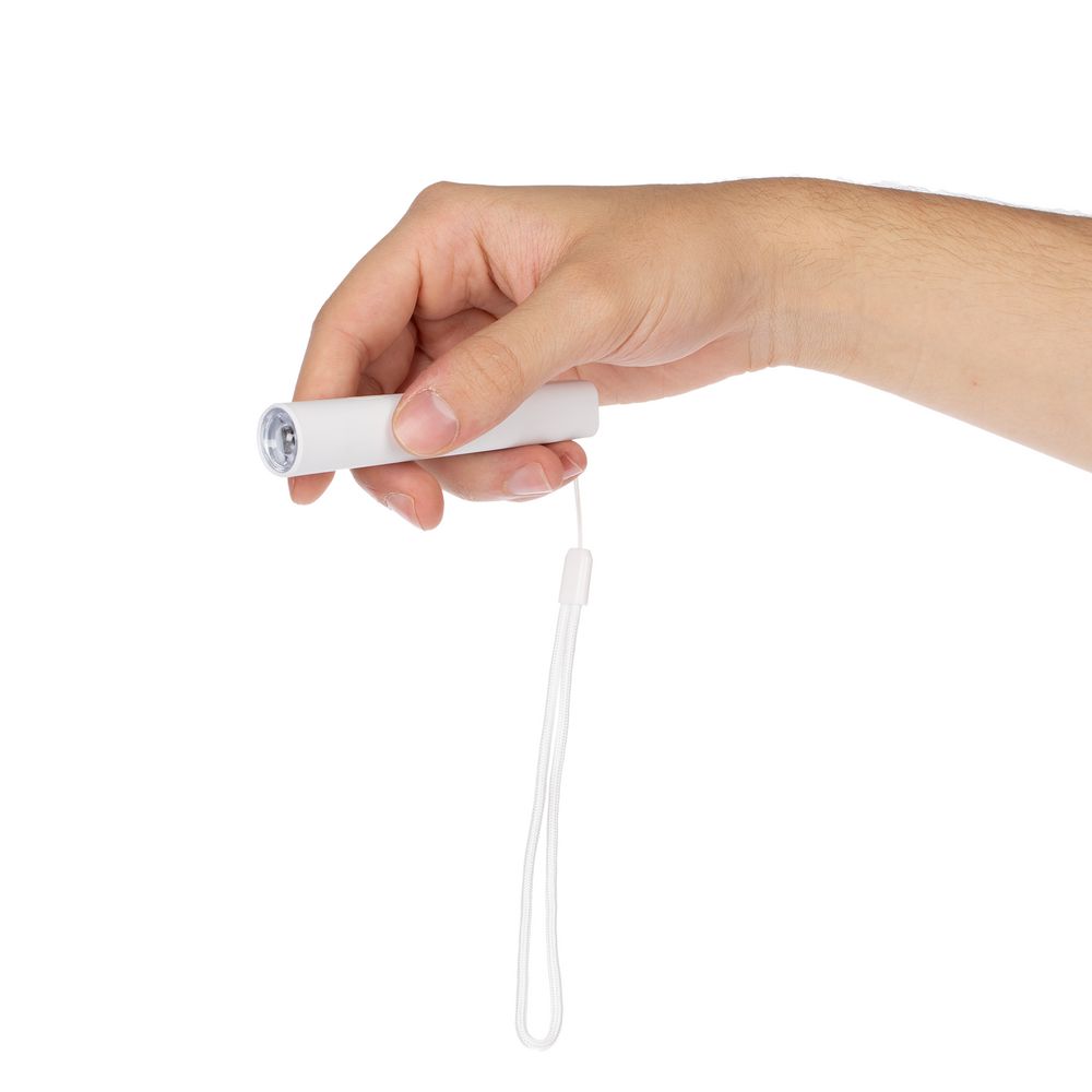 Фонарик аккумуляторный Falkirk, белый — изображение 6