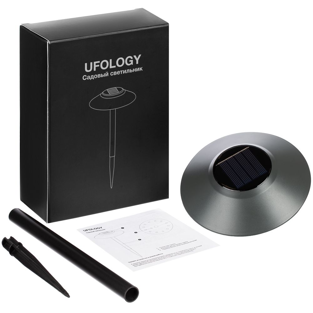 Светильник на солнечной батарее Ufology, темно-серый (графит) — изображение 7