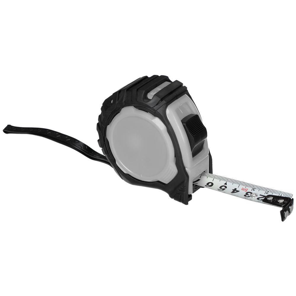 Рулетка Mittari с магнитным наконечником, 5 м, серая — изображение 2