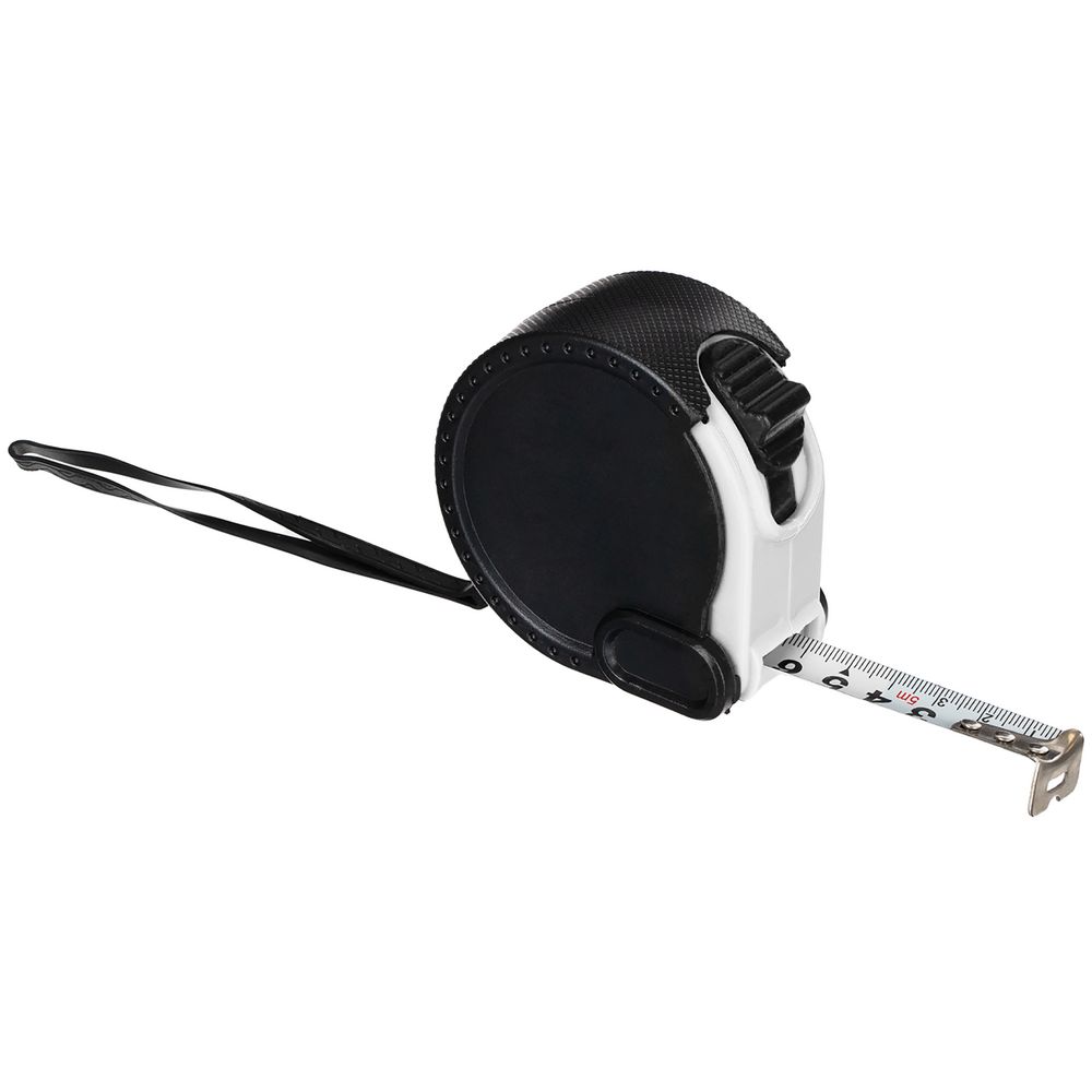 Рулетка Meter Plan, 5 м, черная с белым — изображение 2