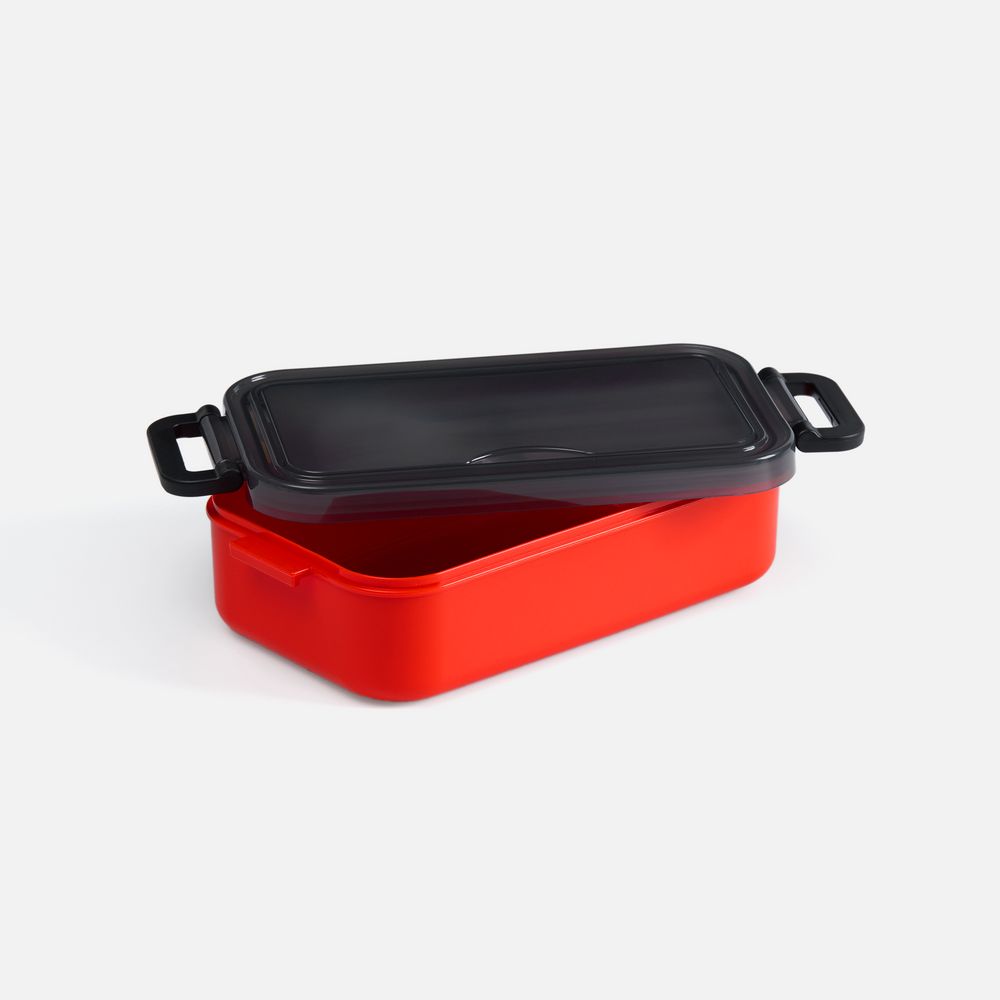 Ланчбокс Pranzo, красный с черным — изображение 3
